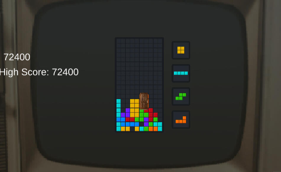 The camera zooms out, revealing the TV and eventually the power-off button