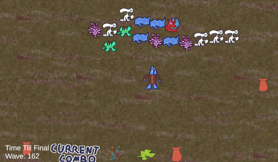 Hordes of enemies spawn constantly